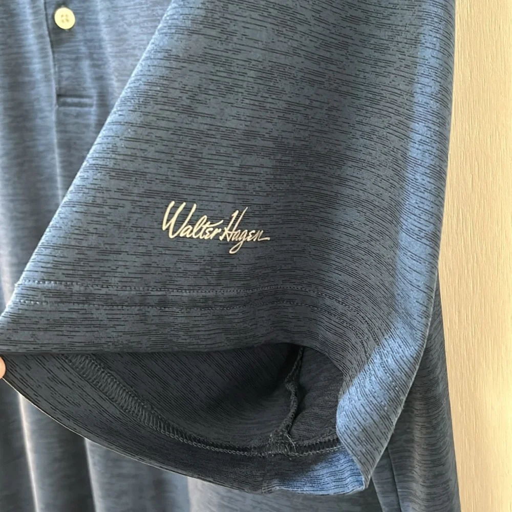 WALTER HAGEN GOLF SHIRT MEN SIZE XL BLUE ATHLETIC - Picture 6 of 12